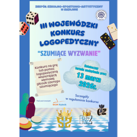 “Szumiące wyzwanie”: III Wojewódzki Konkurs Logopedyczny