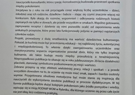 Publikacja, która łączy pokolenia – kulinarne dziedzictwo w nowej odsłonie