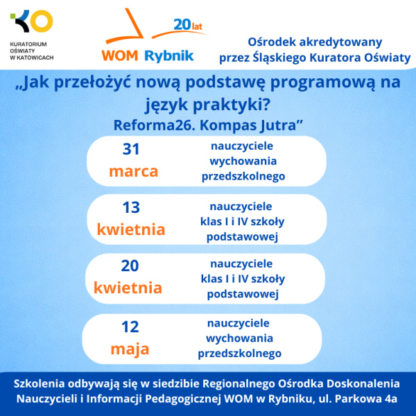 Jak przełożyć nową podstawę programową na język praktyki? Reforma26. Kompas Jutra