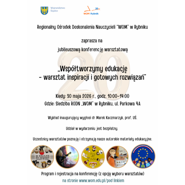 Współtworzymy edukację - warsztat inpiracji i gotowych rozwiązań