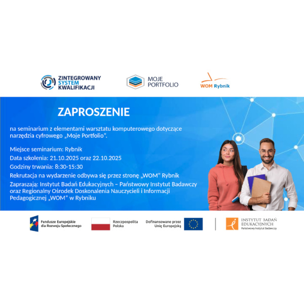 SEMINARIUM Z ELEMENTAMI WARSZTATU KOMPUTEROWEGO DOTYCZĄCE NARZĘDZIA CYFROWEGO PT. “MOJE PORTFOLIO”